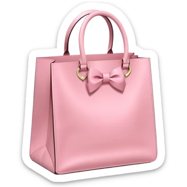 pink shopping bag, Blair Waldorf like sticker