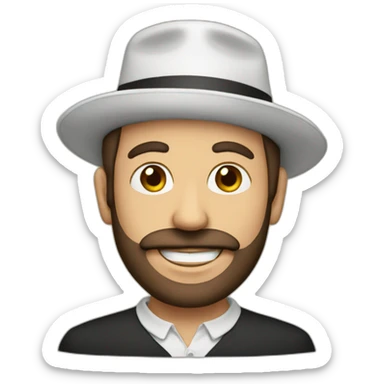 jewish with payos sticker