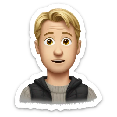 realistic home alone kevin sticker