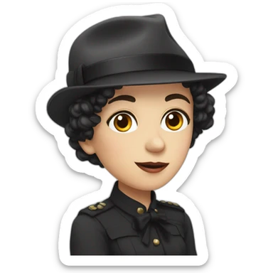 Charli chaplin sticker