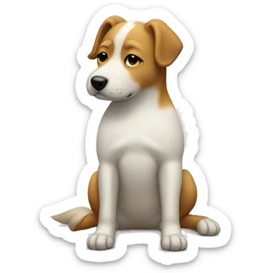 Shiatsu dog sticker