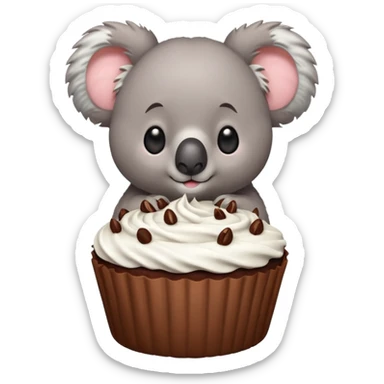 Koala cake sticker