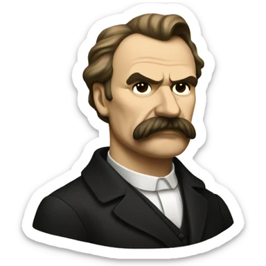 nietzsche sticker