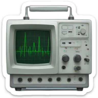 oscilloscope sticker