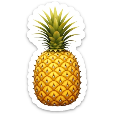 upside down pineapple sticker