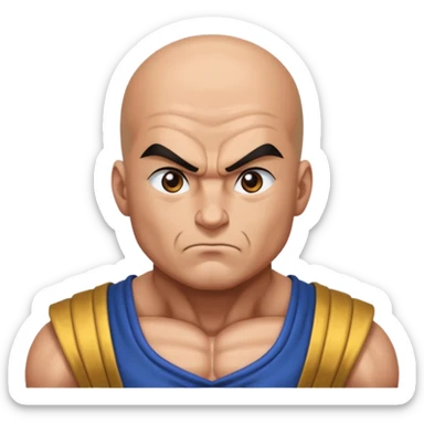 nappa the saiyan dbz sticker