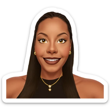 happy couple with jewelry sticker