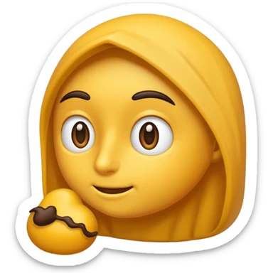 ایموجی البالو زرشکی رنگ sticker