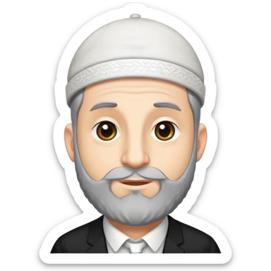 A rabbi in a nightclub  sticker