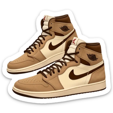 Jordan 1 high Travis scott sticker