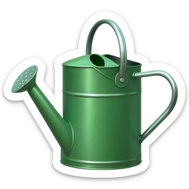 watering can gardening sticker