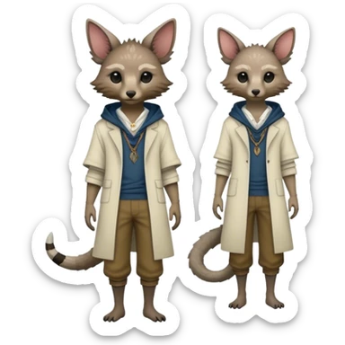 Modern Vernid-Trico-species by LiLaiRa full body sticker