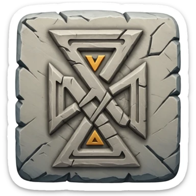 ancient runic symbol sticker