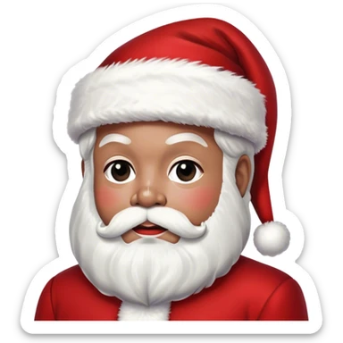 michael jackson santa sticker