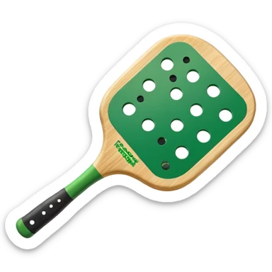 Pickleball paddle sticker