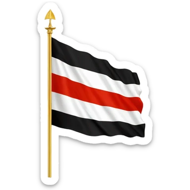Kingdom of Egypt flag 1950 sticker