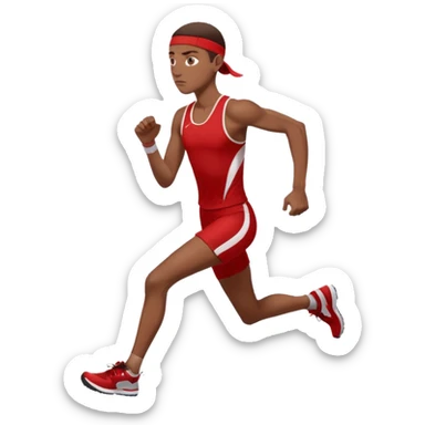 make a tall runner in red sticker
