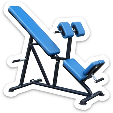 Leg extension gym machine  sticker