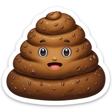 Create a poop sticker