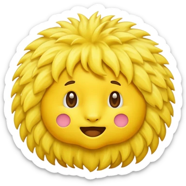 an emoji of the typical rheintaler dish "Rheintaler Ribel" sticker
