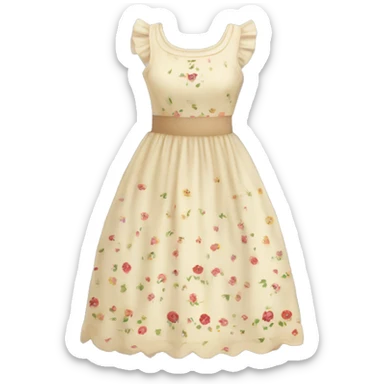 Pretty Cottagecore dress sticker