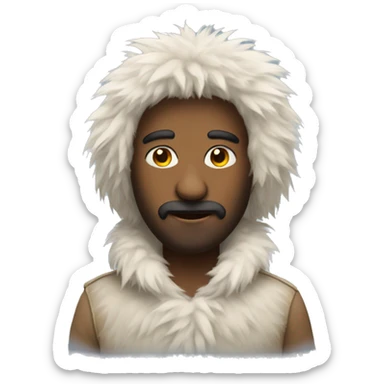 Fur man  sticker
