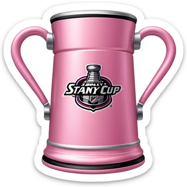 pink Stanley. sticker