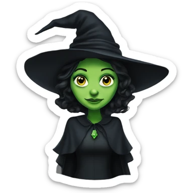 Elphaba from wicked sticker