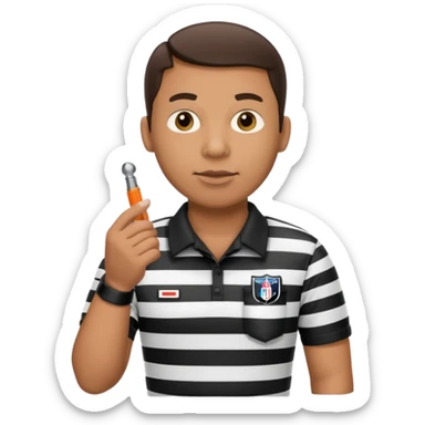 American football Referee sticker
