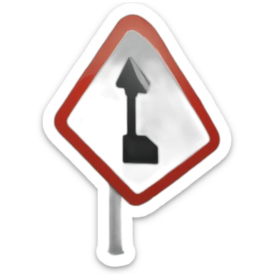 Roadsign sticker