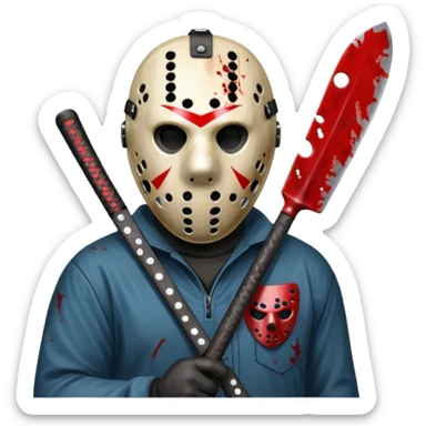 Jason Voorhees sticker