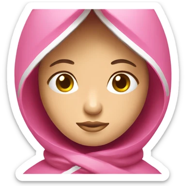 pink matryoshka sticker