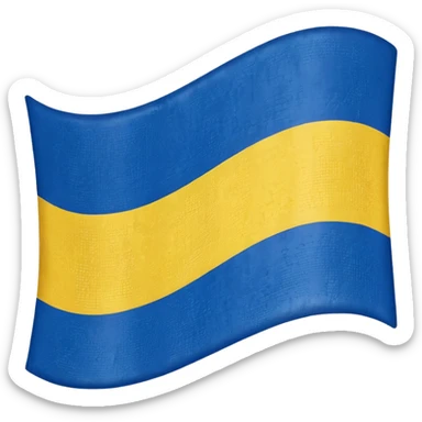 Ukraine flag sticker