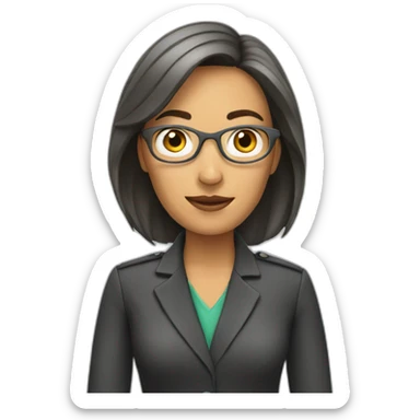 woman journalist sticker