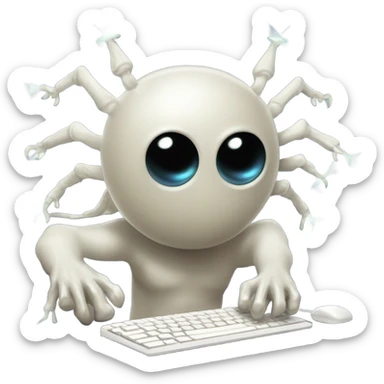 computer possession daemon sticker