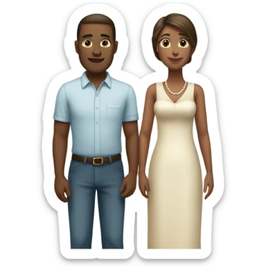 married couple sticker
