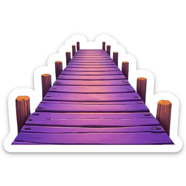 ocean sunset horizon pontoon sticker