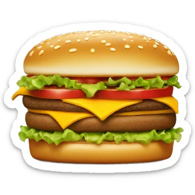 Big Mac McDonald’s one portion sticker