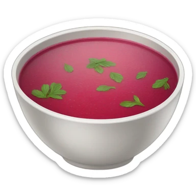 bowl of borscht sticker