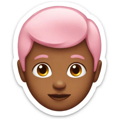 baby pink emoji sticker