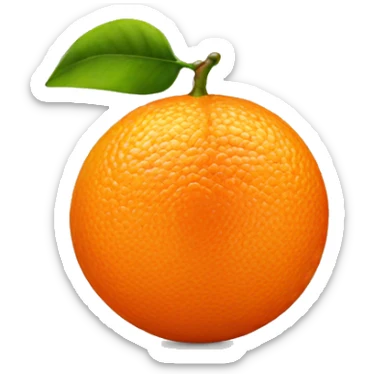 tangerine sticker