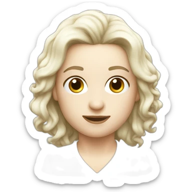 Single White Skoda 120 sticker