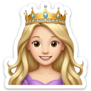 princess named Zoe sticker