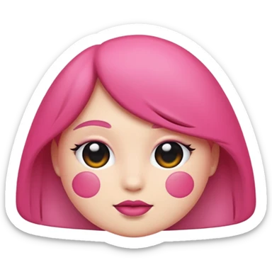 emoji for beauty item like Rouge sticker