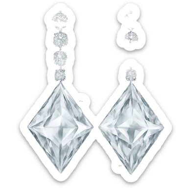 Earrings DIAMOND sticker