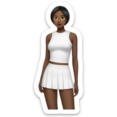 white-knickers-long-white-socks-black-skirt sticker