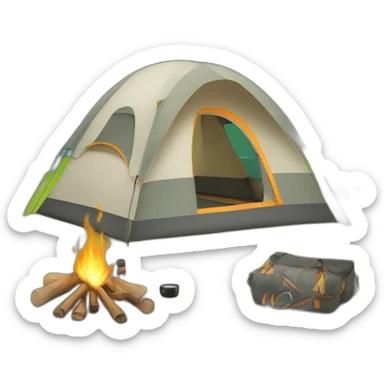 camping sticker