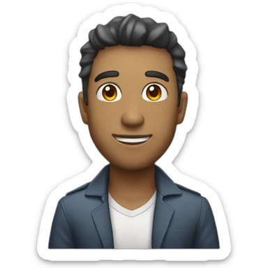 persona que trabaja como mecanico sticker