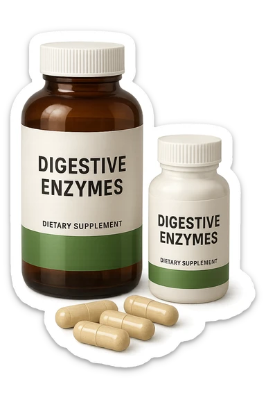 enzimi digestivi integratori sticker