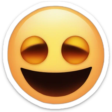 planet Sun with a horror face sticker